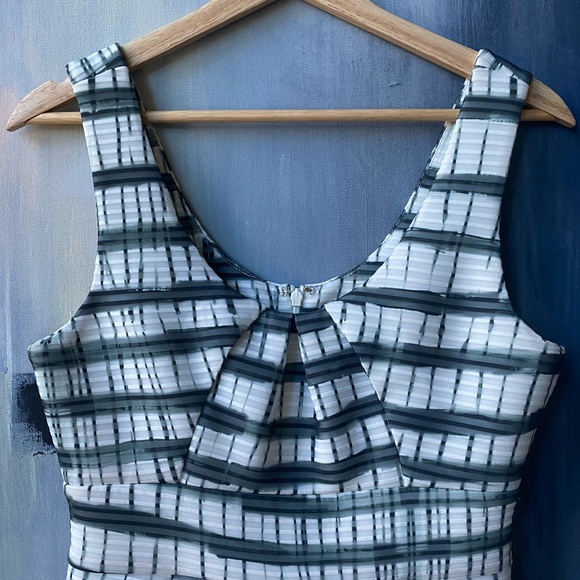 Plenty by Tracy Reese Black & White Fit & Flare Dress - Size 2 /ANTHROPOLOGIE - Picture 7 of 13